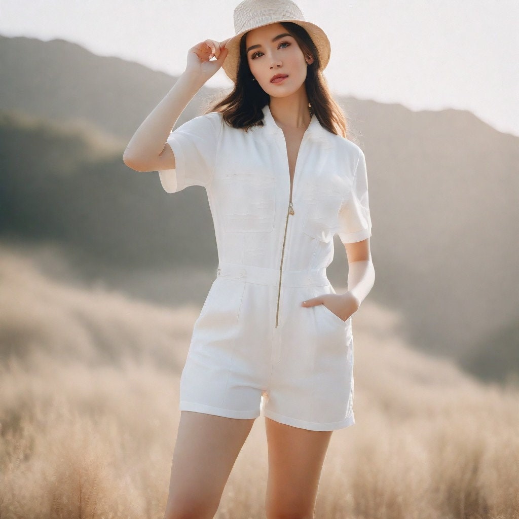Playsuit Sewing Pattern: Mini Jumpsuit Romper - XS-4XL (Digital PDF A4/US Letter/A0)