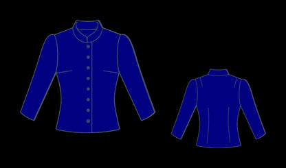 Cheongsam Blouse Sewing Pattern:Mandarin Collar, Vintage Style (PDF Pattern)
