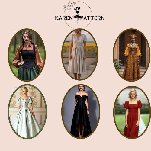 Linen Pinafore Mini Dress Sewing Pattern,Linen Mini Dress,Shift Dress,Apron Pattern,Sundress with Pockets,A4-US Letter A0 XS/4XL