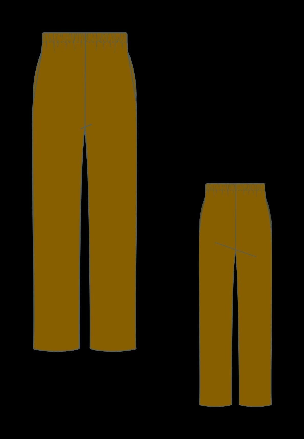 Linen Peg Leg Pants Sewing Pattern | Elastic Waist Trousers Pattern | Relaxed Fit Pants | PDF Digital Download
